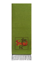 Scarf with Celtic Bird Motif