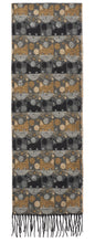 Scarf with Comical Cats Motif