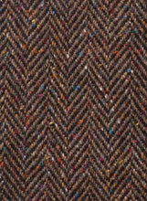 Cape in Herringbone Tweed with Belt